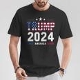 Trump 2024 Take America Back Bandera De Estados Unidos Donald Trump Camiseta unisex Regalos divertidos