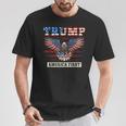 Trump 2024 America First Bald Eagle Pro Trump Bandera De Estados Unidos Camiseta unisex Regalos divertidos