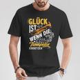 Trumpet Glück Ist Wenn Die Trumpeten Einsetzetz T-Shirt Lustige Geschenke