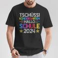 Tschüss Kindergarten Hello School 2024 Graduate T-Shirt Lustige Geschenke