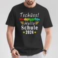 Tschüss Kindergarten Hello School 2024 Kita T-Shirt Lustige Geschenke