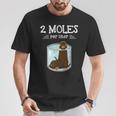 Two Moles Per Litre Science Humour Animal Pun T-Shirt Lustige Geschenke