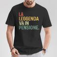 Una Leggendaa In Pensione Pensionato Uomo Frase Divertente Maglietta Regalos divertidos