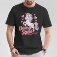 Unicorn Squad Birthday Party Unicorn Girl T-Shirt Personalized Gifts