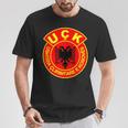 Uqk Flag Kosovo Albaner Uck Jashari Army Eagle T-Shirt Lustige Geschenke