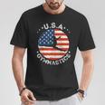 Usa Ginnasticaintage Team Retro Supporto Usa Donna Ginnastica Maglietta Regalos divertidos