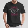 Vampiro Goth Aesthetic Allarmante Gothic Horror Pipistrello Maglietta Regalos divertidos