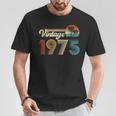 Vintage 1975 49Th Birthday Born In 1975 49 Year Old T-Shirt Personalized Gifts