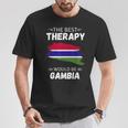 Vintage Gambia Die Beste Therapie Wäre Gambia T-Shirt Lustige Geschenke