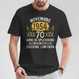 Vintage Novembre 1954 Uomo Donna Regalo Anni 70 Compleanno Maglietta Regalos divertidos