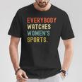 Vintage Retro Sport Lover Todos Relojes Deportes Camiseta unisex Regalos divertidos