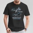 Vintage Tattoo Withom Leben Drawn With Colour Enriched T-Shirt Lustige Geschenke