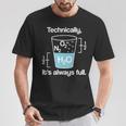 Volles Glas Chemie T-Shirt Lustige Geschenke