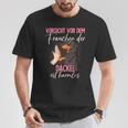 Vorsichtor Dem Frauchen Dachshund T-Shirt Lustige Geschenke