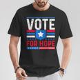 Vota Per La Speranza Elezioni Usa 2024 Maglietta Regalos divertidos