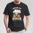 Warum Ich Pizza Backe Weil Ich Es Kann Pizzabäcker Italy T-Shirt Lustige Geschenke