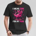 I Wear Pink For My Mimi T-Rex Dinosaur Breast Cancer T-Shirt Personalized Gifts