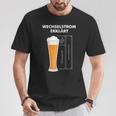 Wechselstromerklärt Bier Elektriker Technik Elektrotechnik T-Shirt Lustige Geschenke