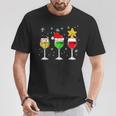 Weihnachten Prosecco Wein Lustiges Sekt Weinglas Geschenk T-Shirt Lustige Geschenke