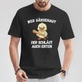 Wer Gänsehaut Der Schlägt Auch Enten T-Shirt Lustige Geschenke