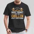 Wer Kein Bier Trinkt Grill T-Shirt Lustige Geschenke