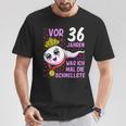 Women's Or 36 Jahren War Ich Mal Die Fastelste 36Th Birthday T-Shirt Lustige Geschenke