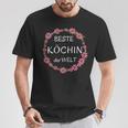 Women's Beste Köchin Der Welt Saying Chef Kitchen T-Shirt Lustige Geschenke