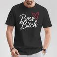 Women's Boss Bitch Feminist Feminism T-Shirt Lustige Geschenke