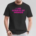 Women's Ich Habe Angst T-Shirt Lustige Geschenke