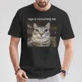 Wuterzehrt Mich Dummes Starrendes Katzen-Meme T-Shirt Lustige Geschenke