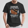 Zuhause Ist Wo Mein Brennholz Liegt Forestry T-Shirt Lustige Geschenke