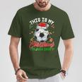 This Is My Christmas Pajama Soccer Santa Hat Xmas Pjs T-Shirt Personalized Gifts