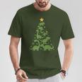 Dinosaur Christmas Tree Dino Trex Dinosaur Lover Christmas T-Shirt Unique Gifts