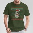 Usa Soccer Ugly Christmas Sweater Football Snowmen T-Shirt Personalized Gifts
