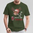 Ho Ho Hol Mir Einen Glühwein Christmas Reindeer Rudolf T-Shirt Lustige Geschenke