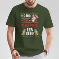 Ho Hol Mir Mal Ein Bier Christmas Santa Claus T-Shirt Lustige Geschenke