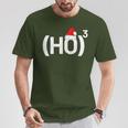 Ho3 Maths Physics Nerd Informatik Ho Hoch 3 Christmas T-Shirt Lustige Geschenke