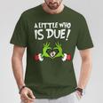 A Little Who Is Baby Due Announcement Christmas Pregnancy T-Shirt Unique Gifts