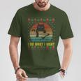 I Do What I Want Ugly Xmas Sweater Cat Wine Lover T-Shirt Personalized Gifts