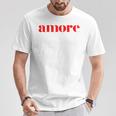 Amore Cute Italian T-Shirt Lustige Geschenke