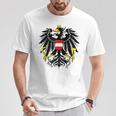 Austria Federal Eagle Red Red Eagle Retro T-Shirt Lustige Geschenke