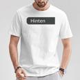 Backprint Ich Hör Nur Mi Mi Mi T-Shirt Lustige Geschenke