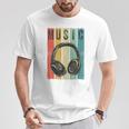 Bambino Retro Musica Amante Bambini Presente Adolescenti Maglietta Regalos divertidos