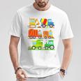 Bambino Ruspa Betoniera Camion Spazzatura Spazzatrice Mietitrebbia Maglietta Regalos divertidos