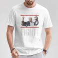 Bomba De Puño De Donald Trump Luchamos Contra La Bandera Estadounidense Trump 2024 Manga Larga Camiseta unisex Regalos divertidos