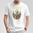Books Make Me Happy Skeleton Read Reading Librarian Book T-Shirt Personalized Gifts