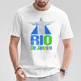 Brazil Rio De Janeiro Palme Beach Copacabana T-Shirt Lustige Geschenke