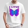 Butterfly Lovers Gifts Girl Butterfly T-Shirt Personalized Gifts