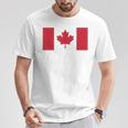 Canadian Flag Donna Uomo Bambini Red Maple Leaf Canada Day Maglietta Regalos divertidos