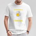Cerveza Manga Larga Hombre En Caso De Emergencia Manga Larga Camiseta unisex Regalos divertidos